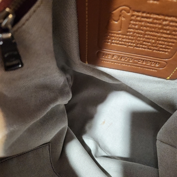 Coach Duffle Bag With Rivets - Picture 9 of 11